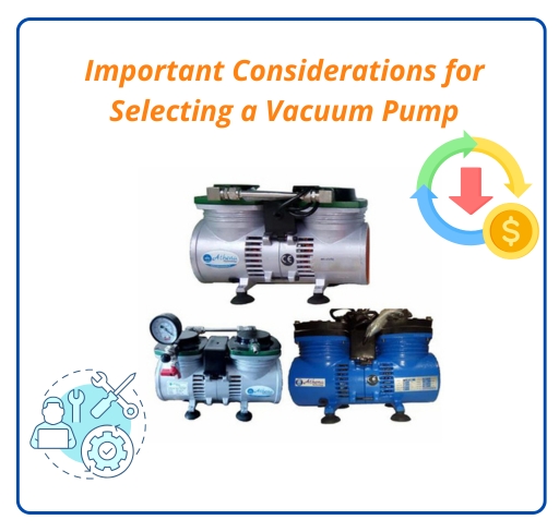 Important Considerations for Selecting a Vacuum Pump